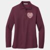 Women's Silk Touch Long Sleeve Polo Thumbnail