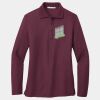Women's Silk Touch Long Sleeve Polo Thumbnail