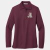 Women's Silk Touch Long Sleeve Polo Thumbnail