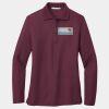 Women's Silk Touch Long Sleeve Polo Thumbnail