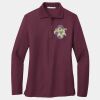 Women's Silk Touch Long Sleeve Polo Thumbnail