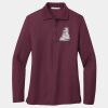 Women's Silk Touch Long Sleeve Polo Thumbnail