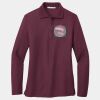 Women's Silk Touch Long Sleeve Polo Thumbnail