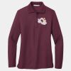 Women's Silk Touch Long Sleeve Polo Thumbnail