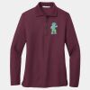 Women's Silk Touch Long Sleeve Polo Thumbnail
