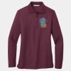 Women's Silk Touch Long Sleeve Polo Thumbnail