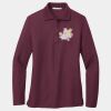 Women's Silk Touch Long Sleeve Polo Thumbnail