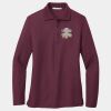 Women's Silk Touch Long Sleeve Polo Thumbnail