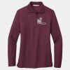 Women's Silk Touch Long Sleeve Polo Thumbnail