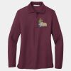 Women's Silk Touch Long Sleeve Polo Thumbnail
