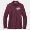 Women's Silk Touch Long Sleeve Polo Thumbnail