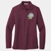Women's Silk Touch Long Sleeve Polo Thumbnail