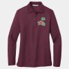Women's Silk Touch Long Sleeve Polo Thumbnail