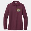 Women's Silk Touch Long Sleeve Polo Thumbnail