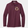 Women's Silk Touch Long Sleeve Polo Thumbnail