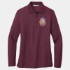 Women's Silk Touch Long Sleeve Polo Thumbnail