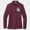 Women's Silk Touch Long Sleeve Polo Thumbnail