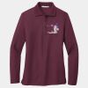 Women's Silk Touch Long Sleeve Polo Thumbnail