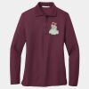 Women's Silk Touch Long Sleeve Polo Thumbnail
