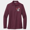 Women's Silk Touch Long Sleeve Polo Thumbnail