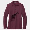 Women's Silk Touch Long Sleeve Polo Thumbnail