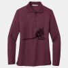 Women's Silk Touch Long Sleeve Polo Thumbnail
