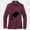 Women's Silk Touch Long Sleeve Polo Thumbnail