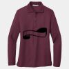 Women's Silk Touch Long Sleeve Polo Thumbnail