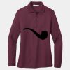 Women's Silk Touch Long Sleeve Polo Thumbnail