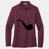 Women's Silk Touch Long Sleeve Polo Thumbnail
