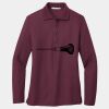Women's Silk Touch Long Sleeve Polo Thumbnail