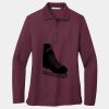 Women's Silk Touch Long Sleeve Polo Thumbnail