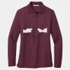 Women's Silk Touch Long Sleeve Polo Thumbnail