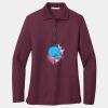 Women's Silk Touch Long Sleeve Polo Thumbnail