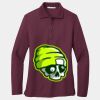 Women's Silk Touch Long Sleeve Polo Thumbnail