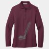 Women's Silk Touch Long Sleeve Polo Thumbnail